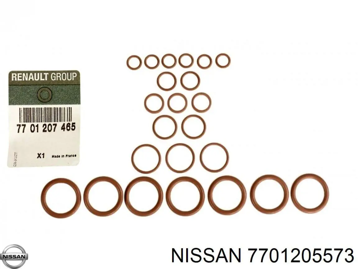 7701205573 Nissan/Infiniti Anillo de sellado de tubería de aire acondicionado