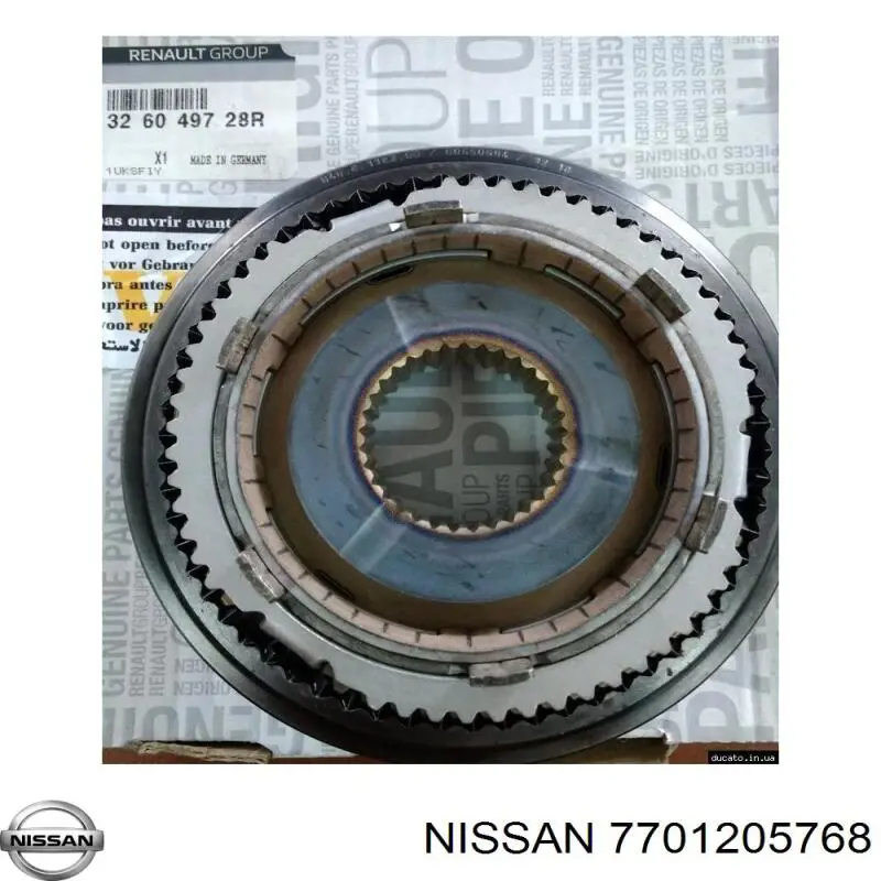 7701205768 Nissan juego de reparación, pinza de freno delantero