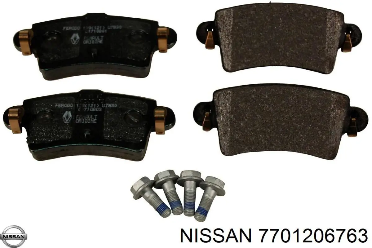 Pastillas traseras de freno Nissan/Infiniti 7701206763 precio, desde 23,15 EUR