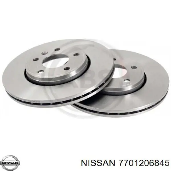 Freno de disco delantero Renault Trafic 2 FL