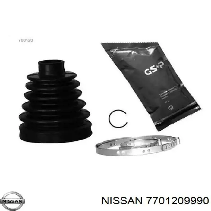 7701209990 Nissan fuelle, árbol de transmisión delantero exterior