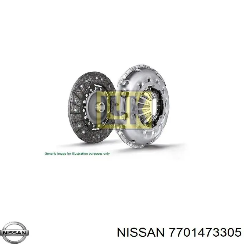 7701473305 Nissan kit de embrague (3 partes)