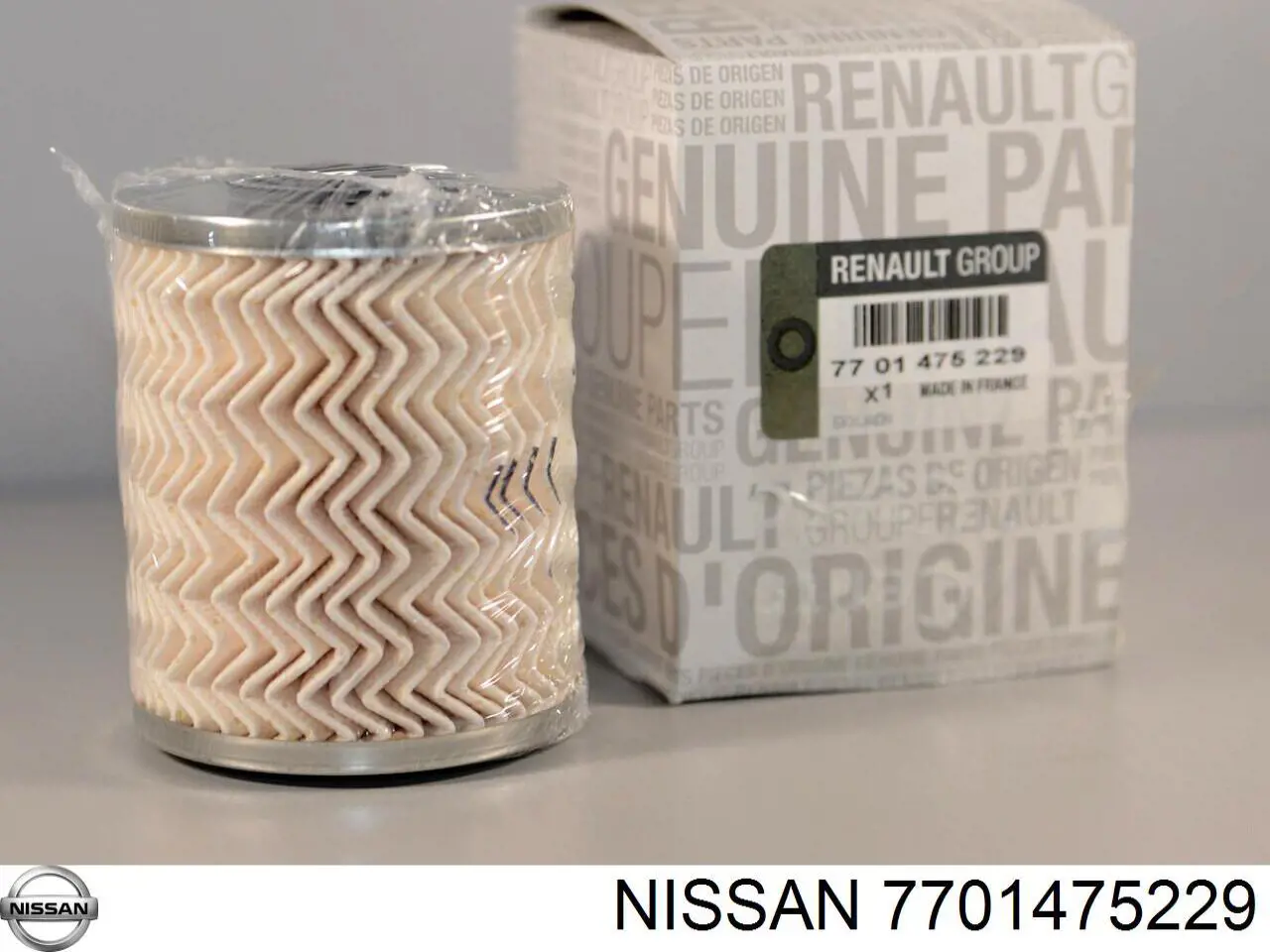 7701475229 Nissan filtro de combustible