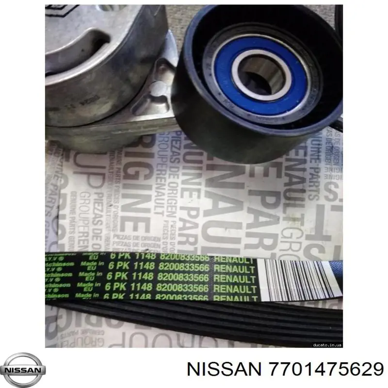 7701475629 Nissan correa de transmision, juego completo