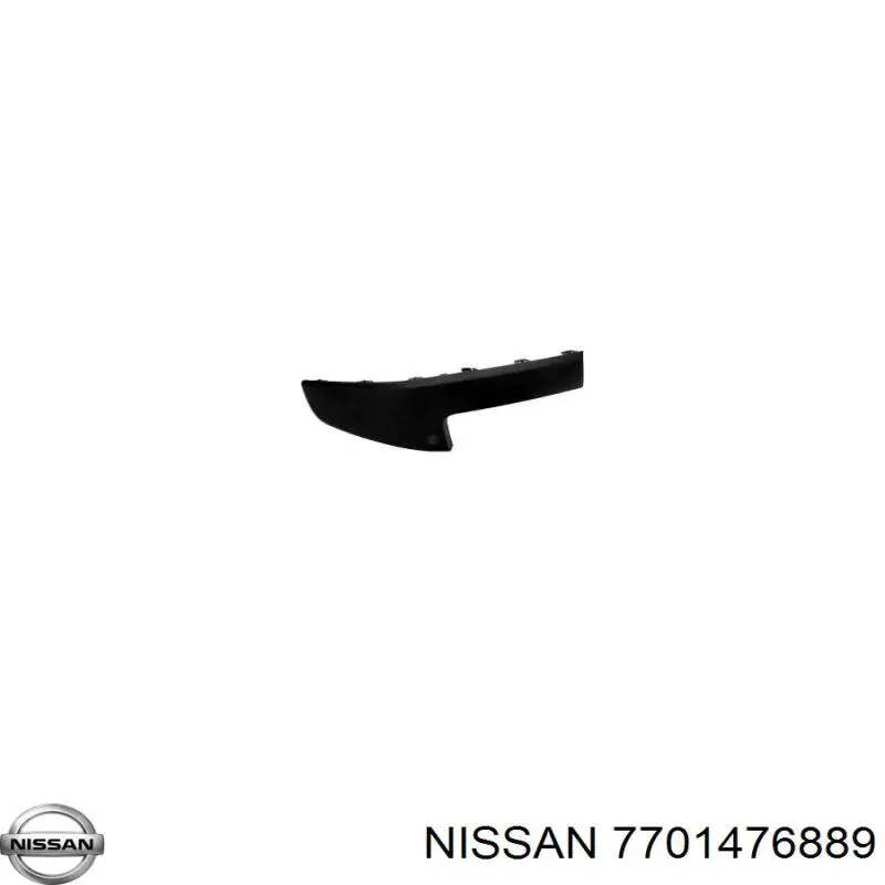 7701476889 Nissan listón embellecedor/protector, parachoques delantero