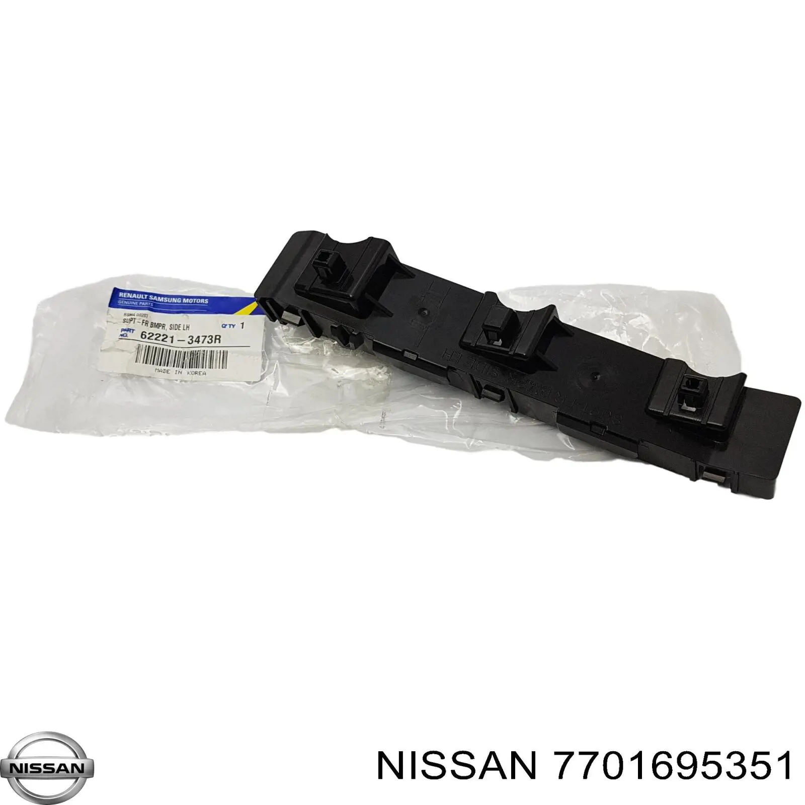 7701695351 Nissan soporte deparachoques delantero derecho