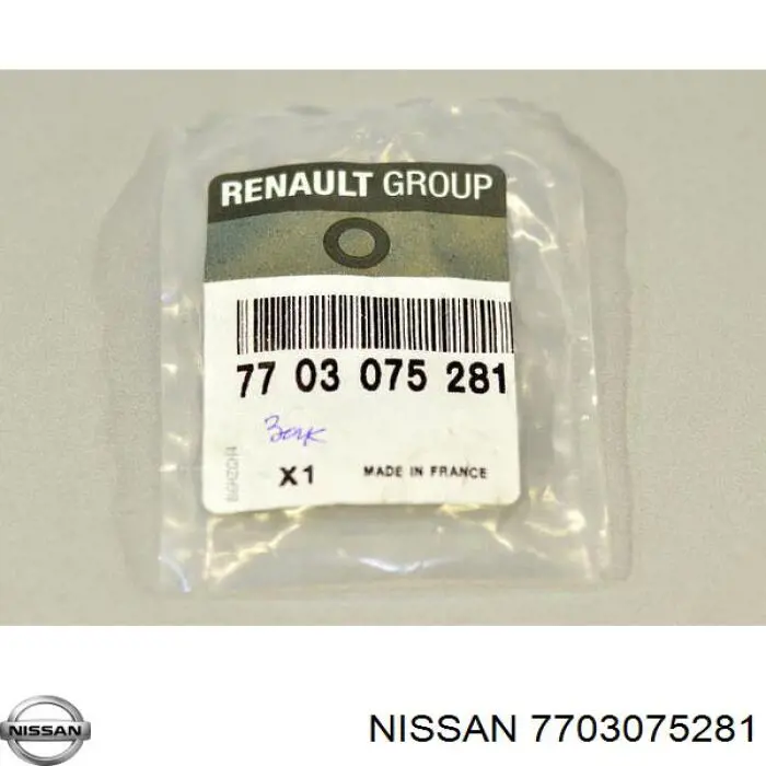 7703075281 Nissan tapón de culata