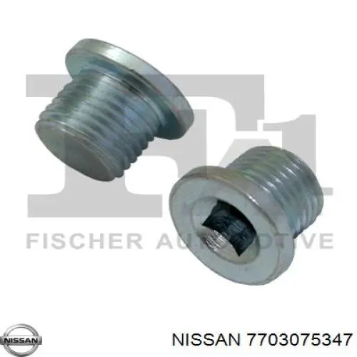 7703075347 Nissan tapón roscado, colector de aceite