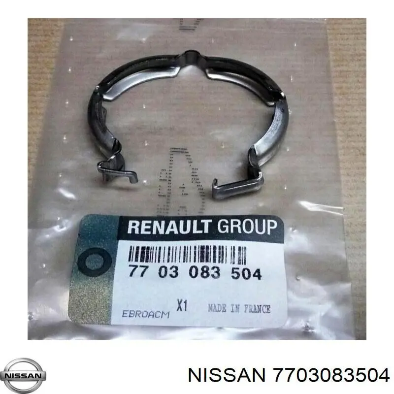 Comprar 7703083504 Nissan/Infiniti Abrazadera de tubo de la válvula EGR