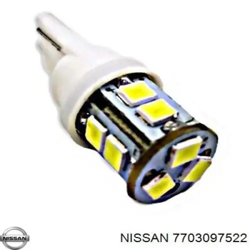 7703097522 Nissan bombilla, luz de gálibo, delantera