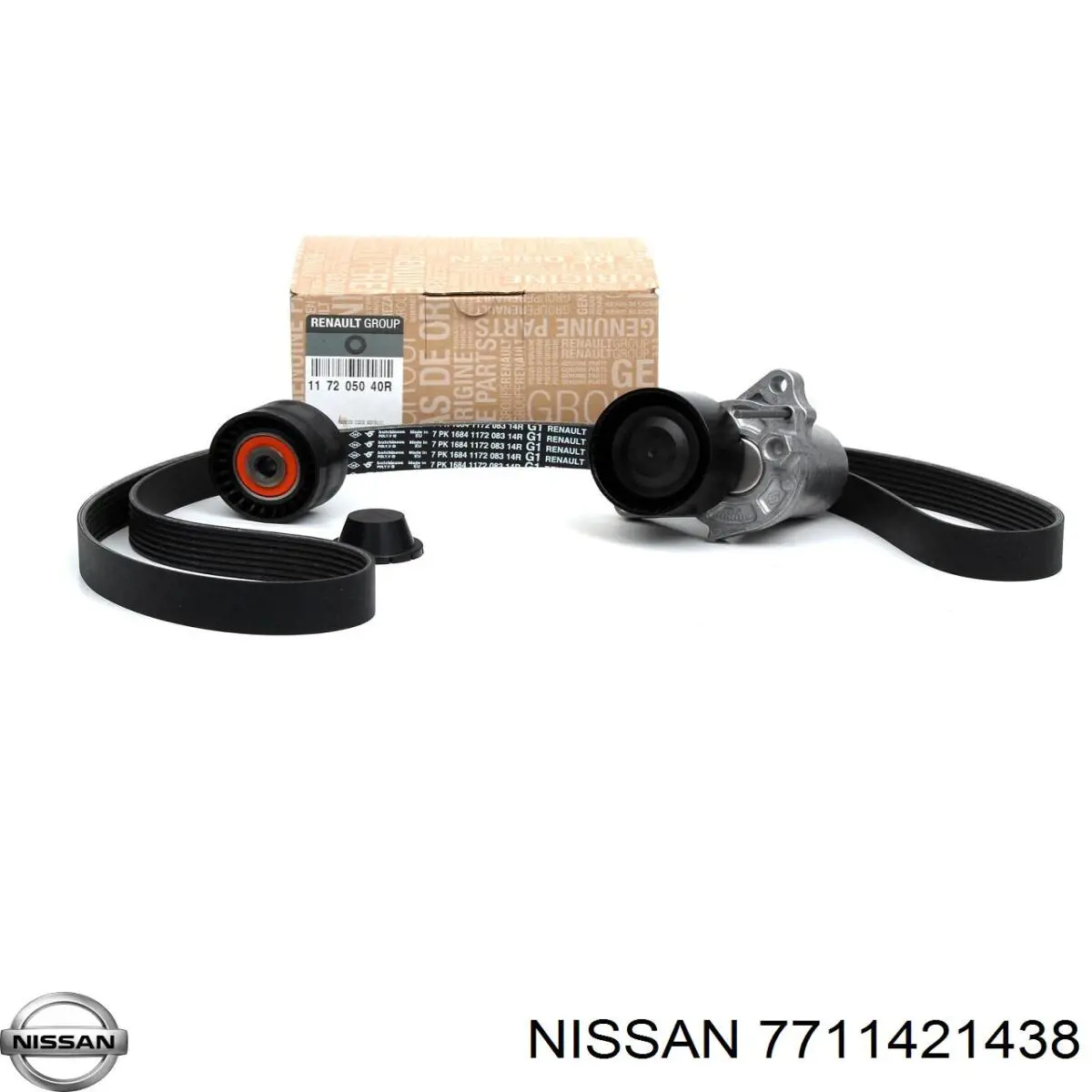7711421438 Nissan/Infiniti Escobillas Limpiaparabrisas delanteras