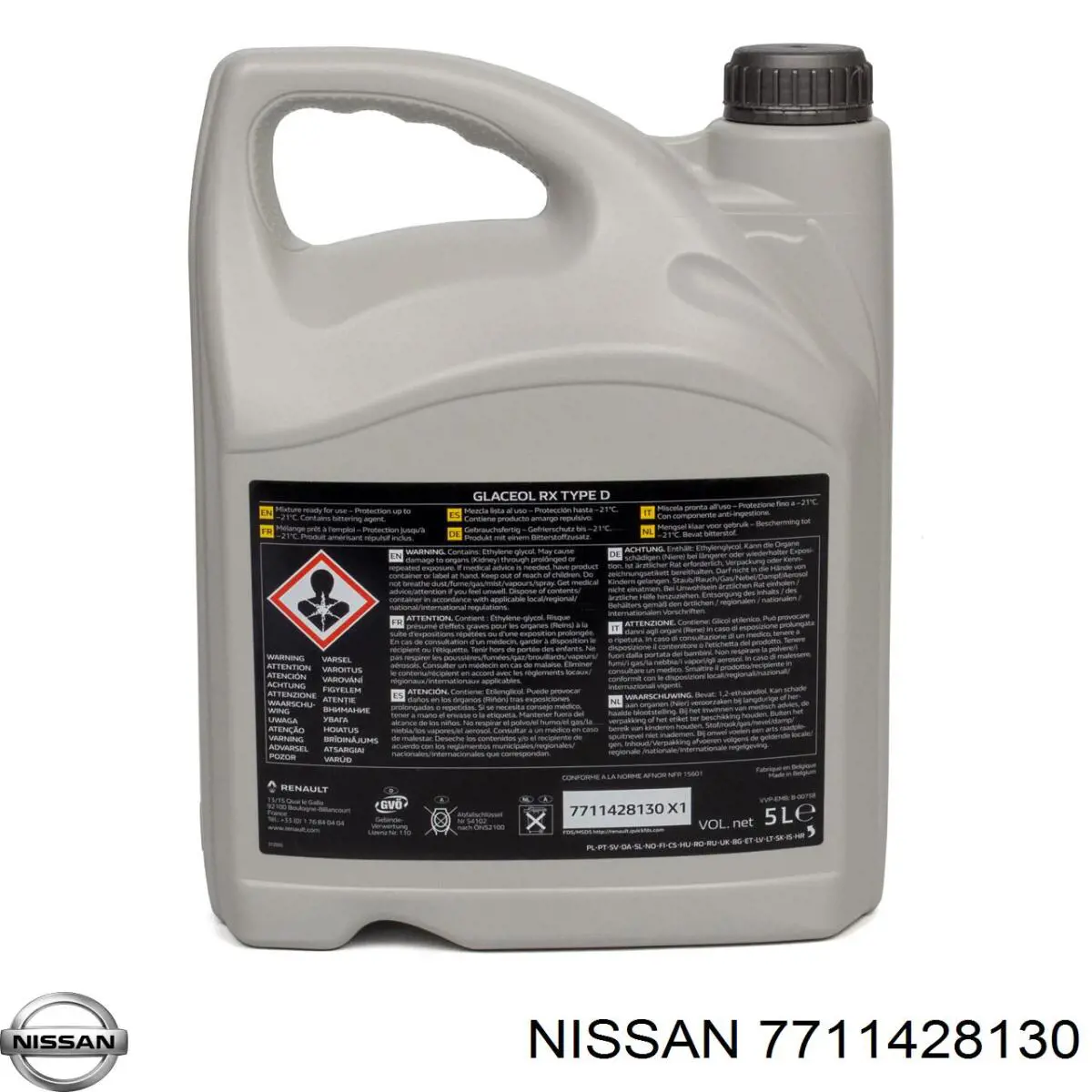 Liquido refrigerante Nissan Urvan E24