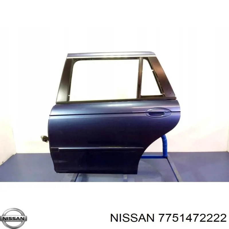 Puerta trasera izquierda de furgón de doble hoja 7751472222 Nissan/Infiniti