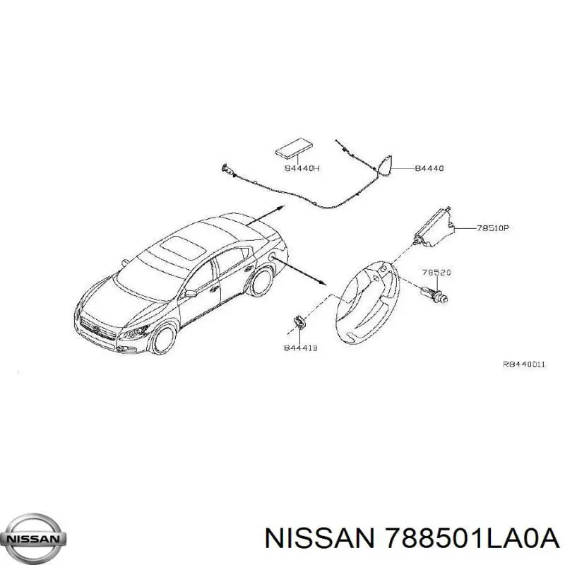 Motor de apertura de tapa de combustible Nissan/Infiniti 788501LA0A precio, desde 117,78 EUR