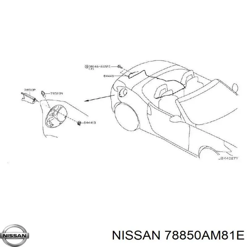 78850AM81E Nissan