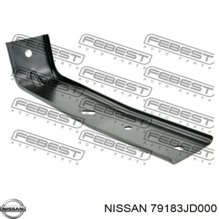 Comprar 79183JD000 Nissan/Infiniti Soporte central del parachoques delantero