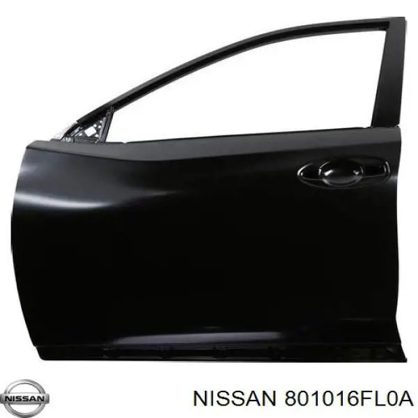 801016FL0A Nissan puerta delantera izquierda