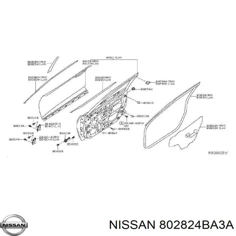 802824BA3A Nissan