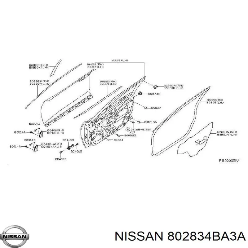 802834BA3A Nissan