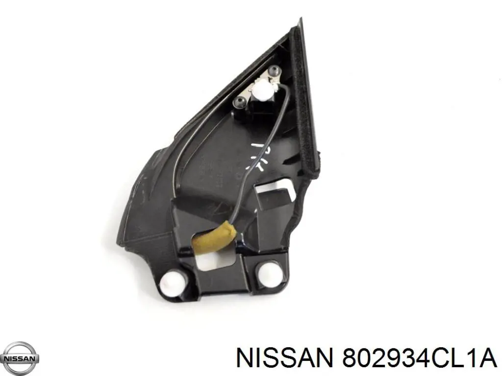 802934CL1A Nissan revestimiento interior del espejo izquierdo
