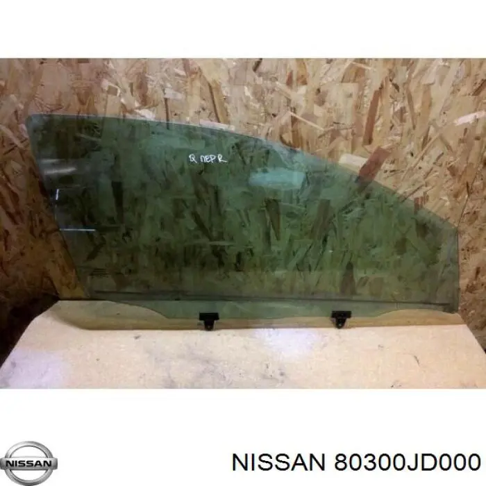 Luna de puerta del pasajero delantero Nissan Qashqai 1 (J10)