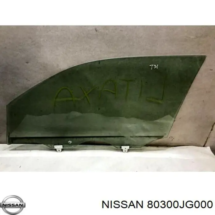 Luna de puerta del pasajero delantero para Nissan X-Trail (T31)