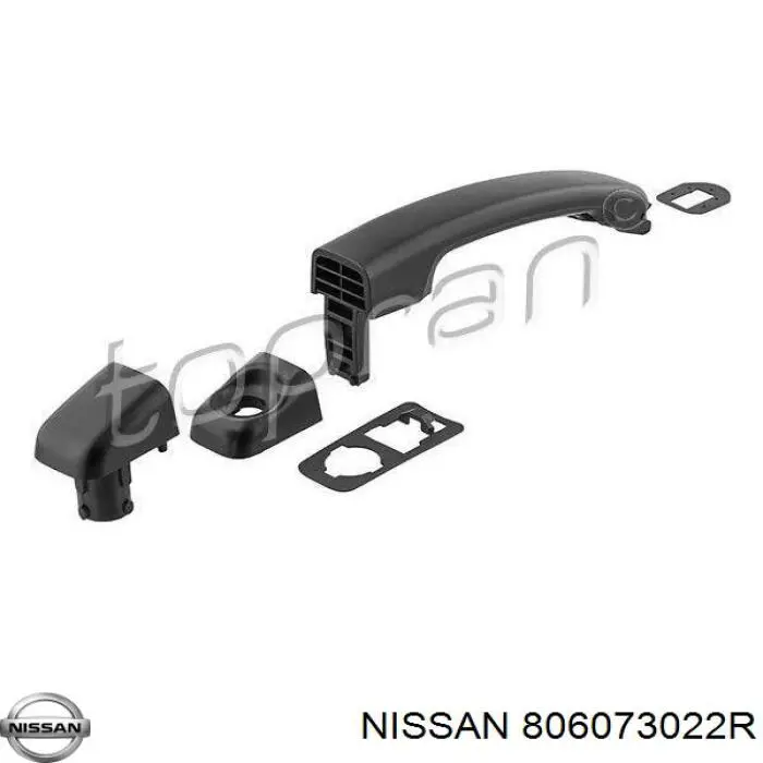 806073022R Nissan tirador de puerta exterior delantero