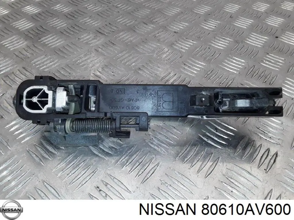 Comprar 80610AV600 Nissan/Infiniti Soporte de manija exterior de puerta delantera derecha