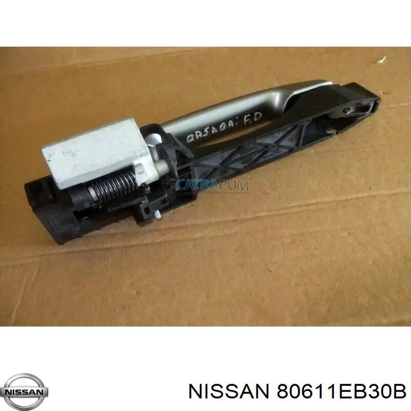 Comprar 80611EB30B Nissan/Infiniti Soporte de manija exterior de puerta delantera izquierda