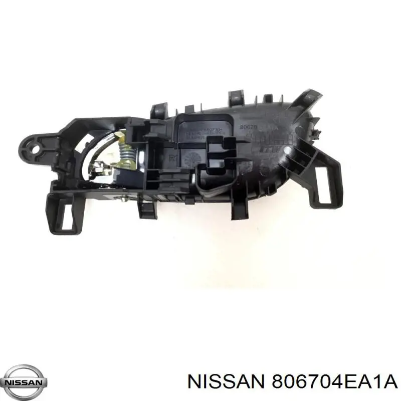 806704EA1A Nissan manecilla de puerta, equipamiento habitáculo, derecha delantera/trasera