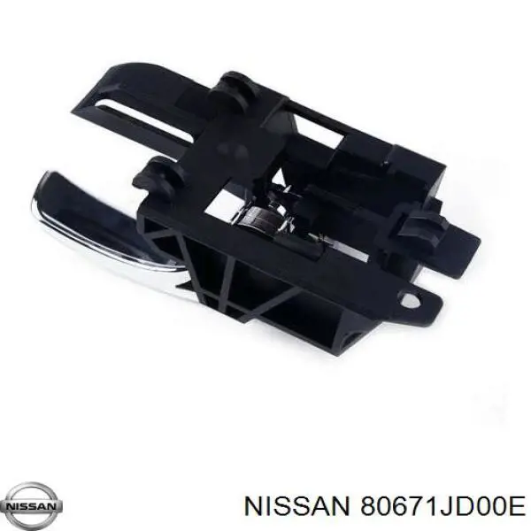 80671JD00E Nissan manecilla de puerta, equipamiento habitáculo, delantera izquierda