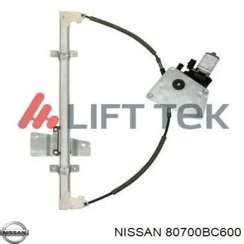 Mecanismo de elevalunas delantero derecha Nissan/Infiniti 80700BC600 precio, desde 90,02 EUR