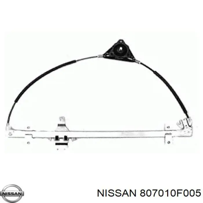 Mecanismo alzacristales, puerta delantera izquierda para Nissan Terrano (R20)