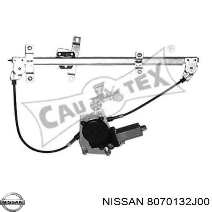 Mecanismo alzacristales, puerta delantera izquierda Nissan Patrol (Y60)