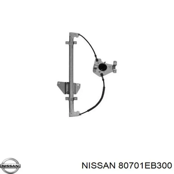 Mecanismo alzacristales, puerta delantera izquierda para Nissan Pathfinder (R51M)