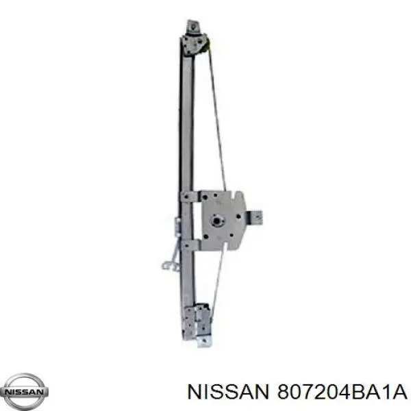 807204BA1A Nissan motor eléctrico, elevalunas, puerta delantera derecha