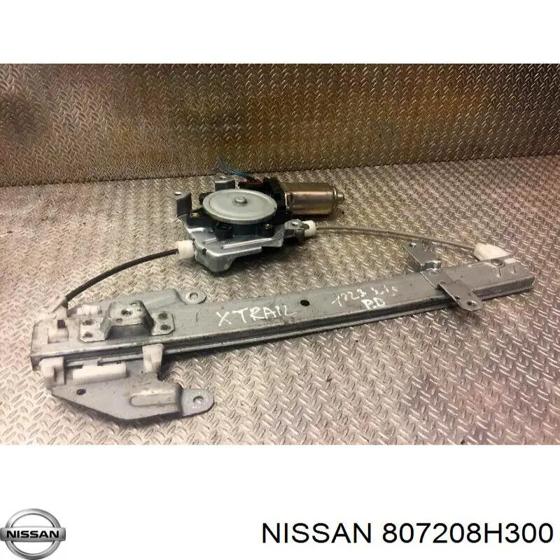 807208H300 Nissan mecanismo de elevalunas, puerta delantera derecha