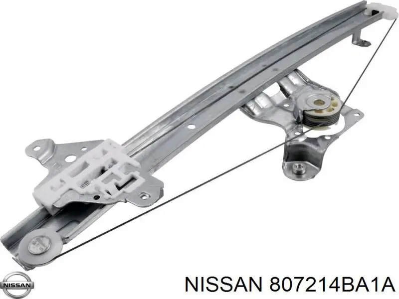 807214BA1A Nissan mecanismo de elevalunas, puerta delantera izquierda