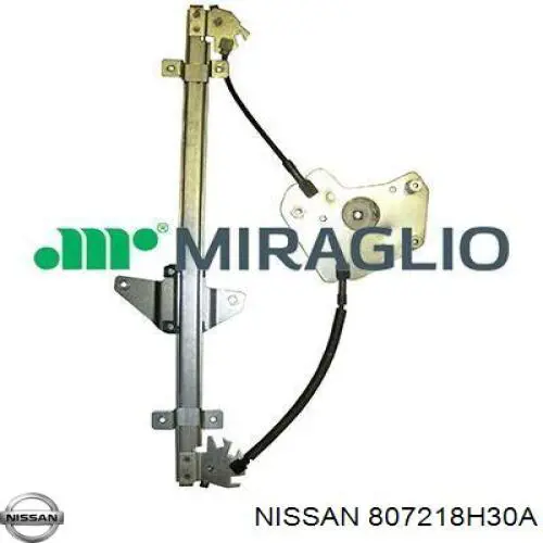 807218H30A Nissan mecanismo de elevalunas, puerta delantera izquierda