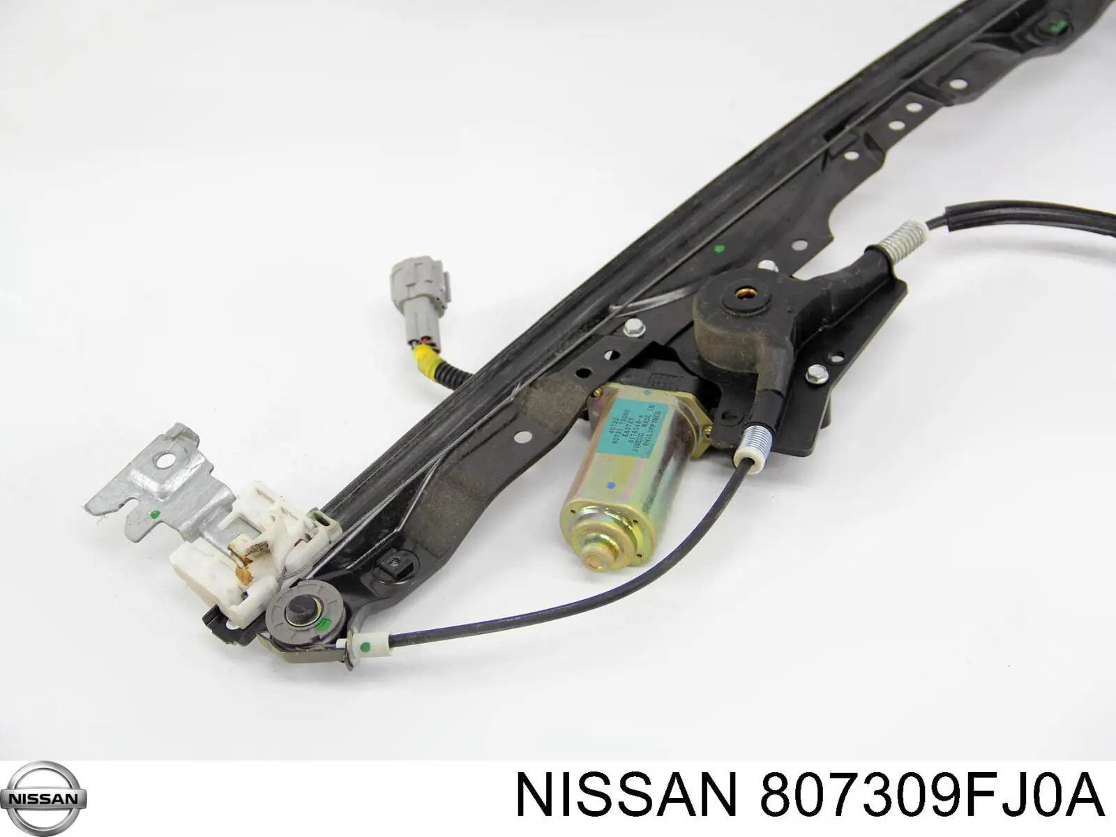 807309FJ0A Nissan motor eléctrico, elevalunas, puerta delantera derecha