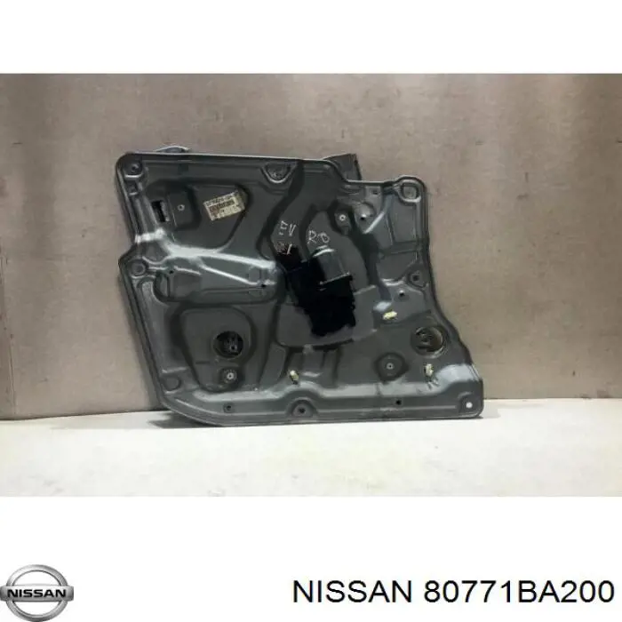 80771BA200 Nissan mecanismo de elevalunas, puerta delantera izquierda