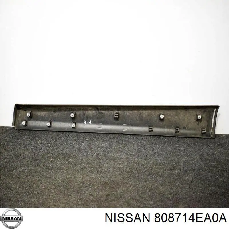 Comprar 808714EA0A Nissan/Infiniti Moldura de puerta delantera izquierda