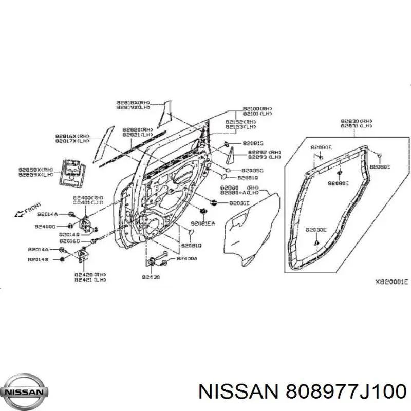 Nissan/Infiniti 808977J100 precio, desde 8,32 EUR