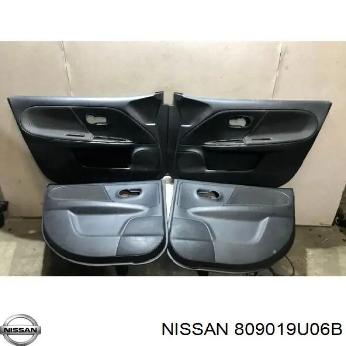 Guarnecido de puerta delantera izquierda para Nissan Note (E11)
