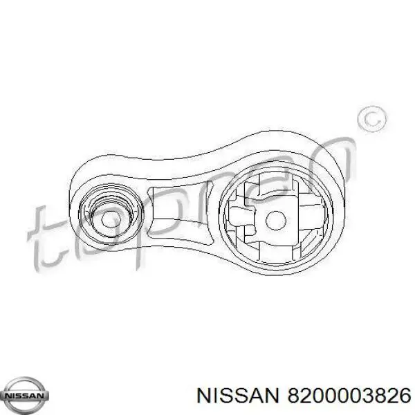8200003826 Nissan soporte, motor, inferior