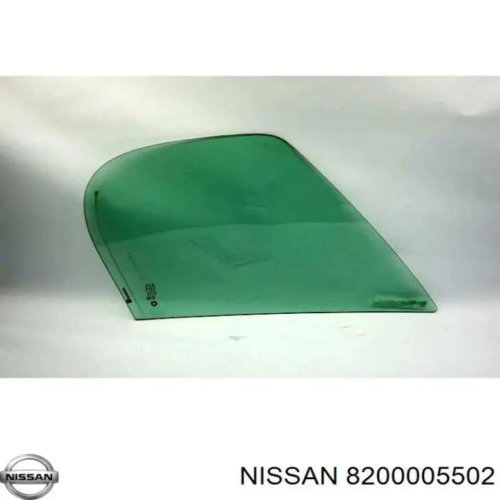 8200005502 Nissan ventana de vidrio puerta delantera derecha