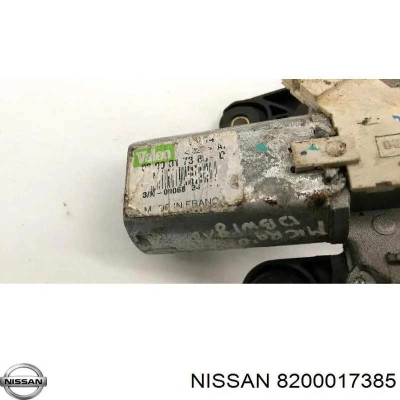 8200017385 Nissan/Infiniti Motor del limpiaparabrisas trasero