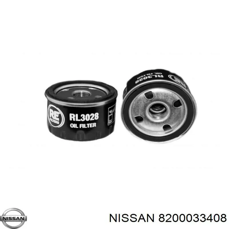 8200033408 Nissan filtro de aceite
