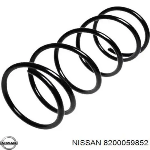 8200059852 Nissan muelle de suspensión eje delantero