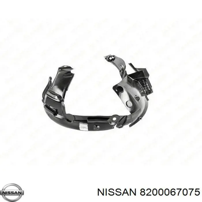 8200067075 Nissan guardabarros interior, aleta delantera, derecho